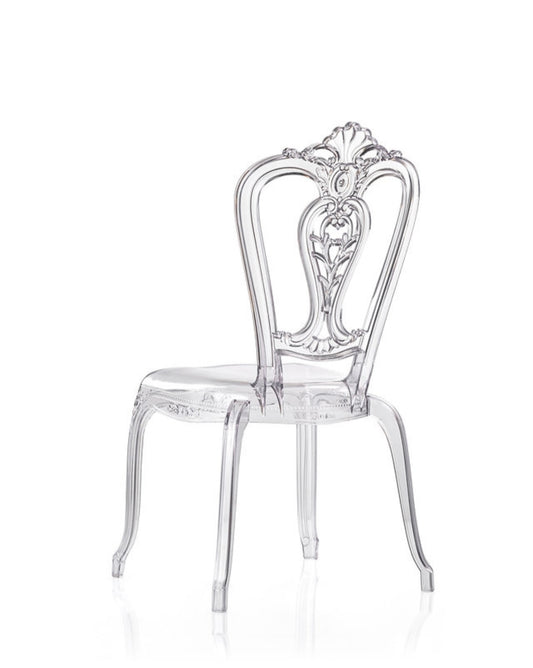 Chaise Baroque Plexis transparente