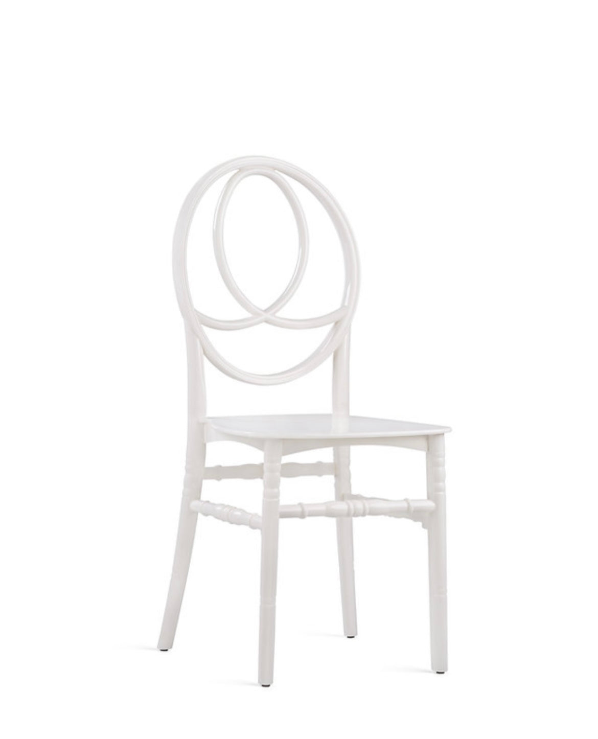 Chaises Medaillon blanches à la location