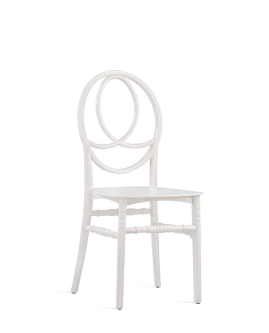 Chaises Medaillon blanches à la location