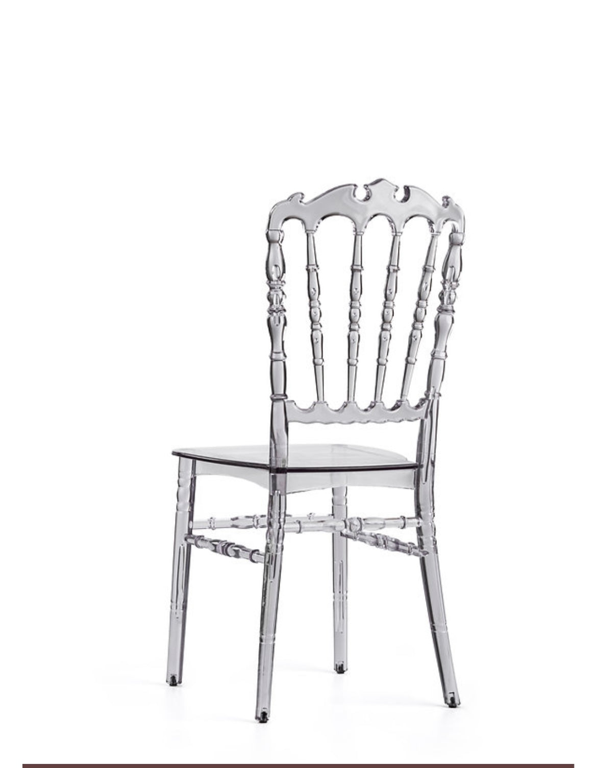 Chaises Royale plexis transparente