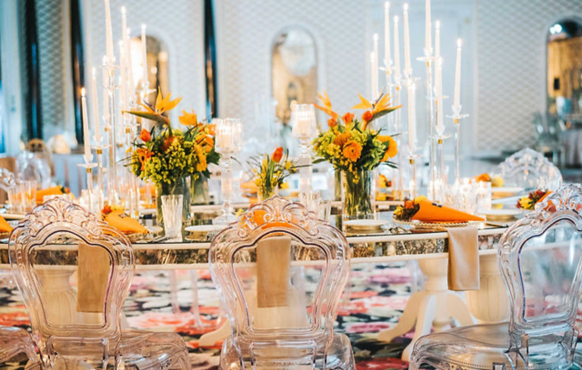 Chaise Vogue plexis transparente