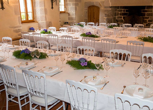 Chaise Napoléon blanches