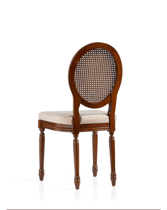 Chaise Medaillon bois