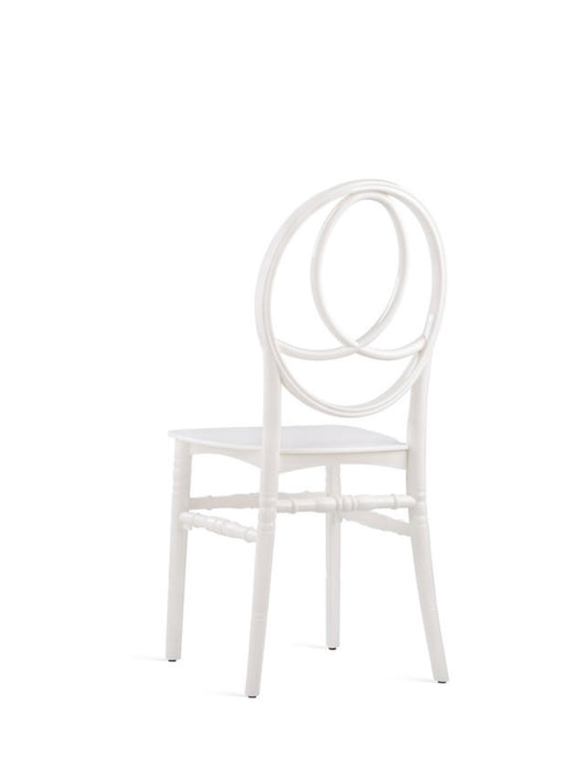 Chaises Medaillon blanches à la location