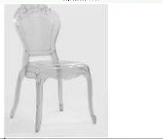 Chaises Baroque en Plexiglas