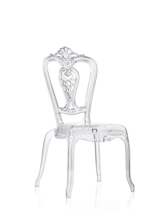 Chaise Baroque Plexis transparente