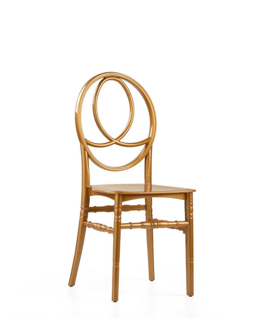 Location chaises Medaillon or