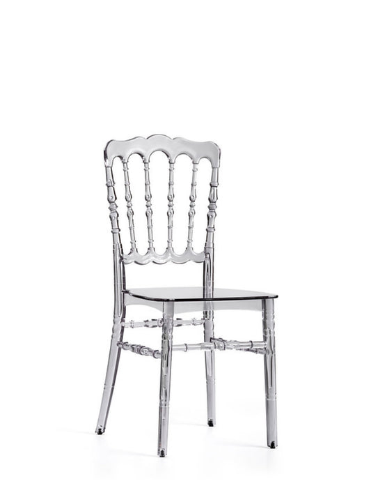 Chaise Napoleon plexis transparente