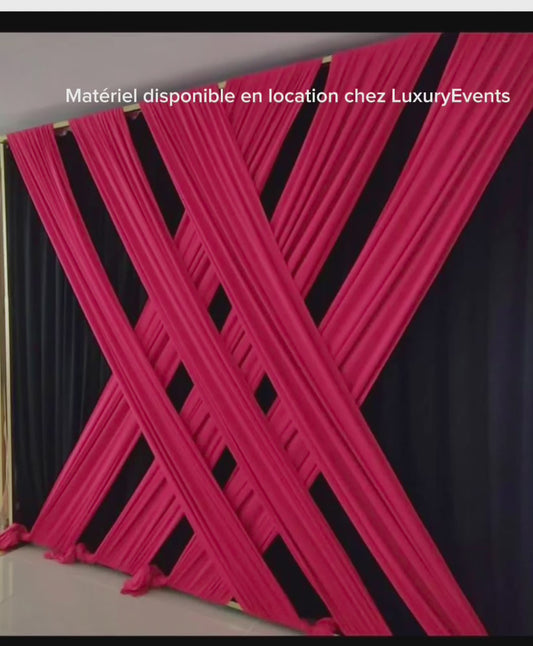 Uniquement en location rideau croisé